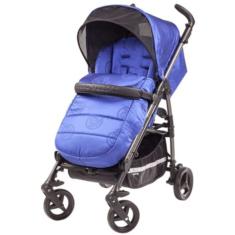 versace stroller blue|versace designer stroller.